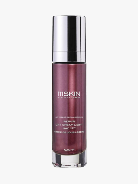 111Skin Repair Day Cream Light NAC Y&sup2;&trade; in branded component on a light gray background